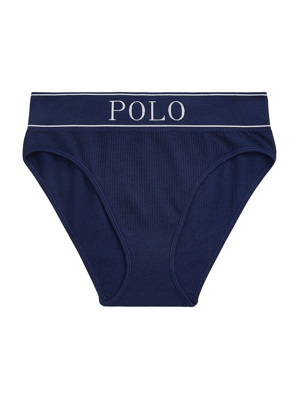 

Трусы бикини с высокой посадкой и логотипом Polo Ralph Lauren, нави, Синий
