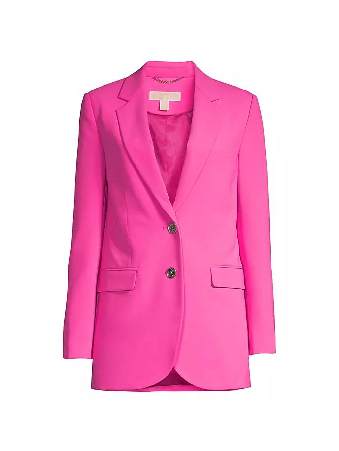 

Креповый пиджак Mensy с двумя пуговицами Michael Michael Kors, вишнёвый