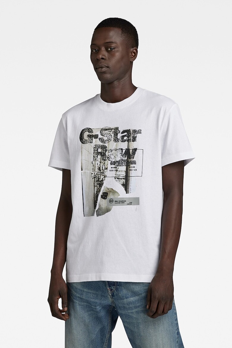 

Футболка из органического хлопка с логотипом G-Star Raw, белый