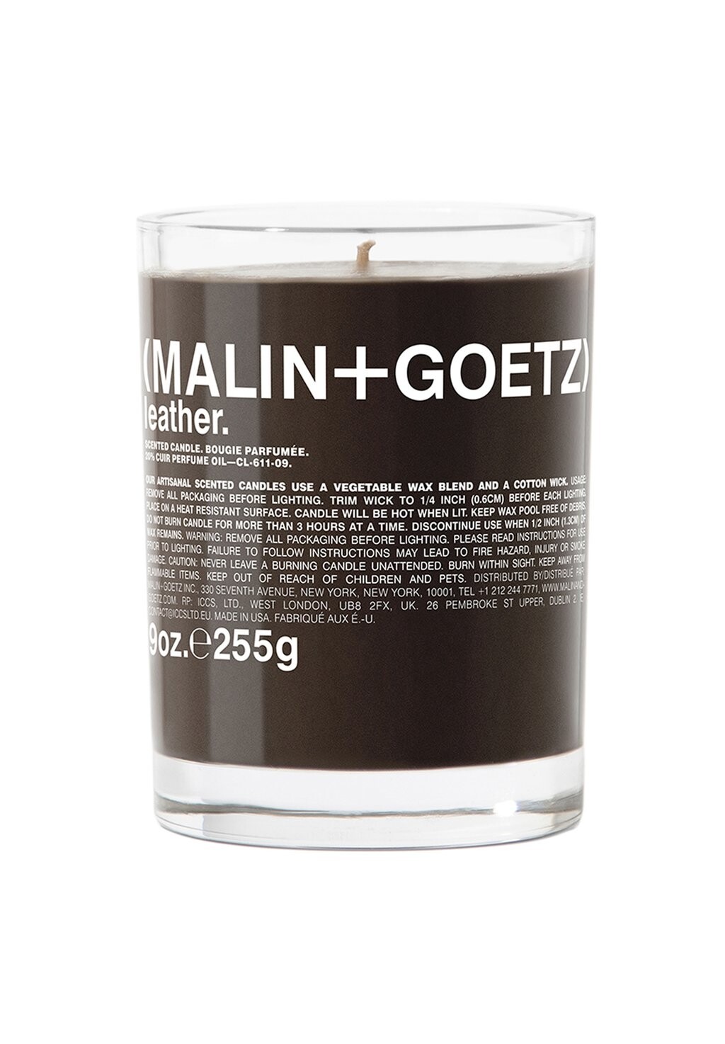 

Ароматическая свеча DUFTKERZE LEATHER CANDLE MALIN+GOETZ