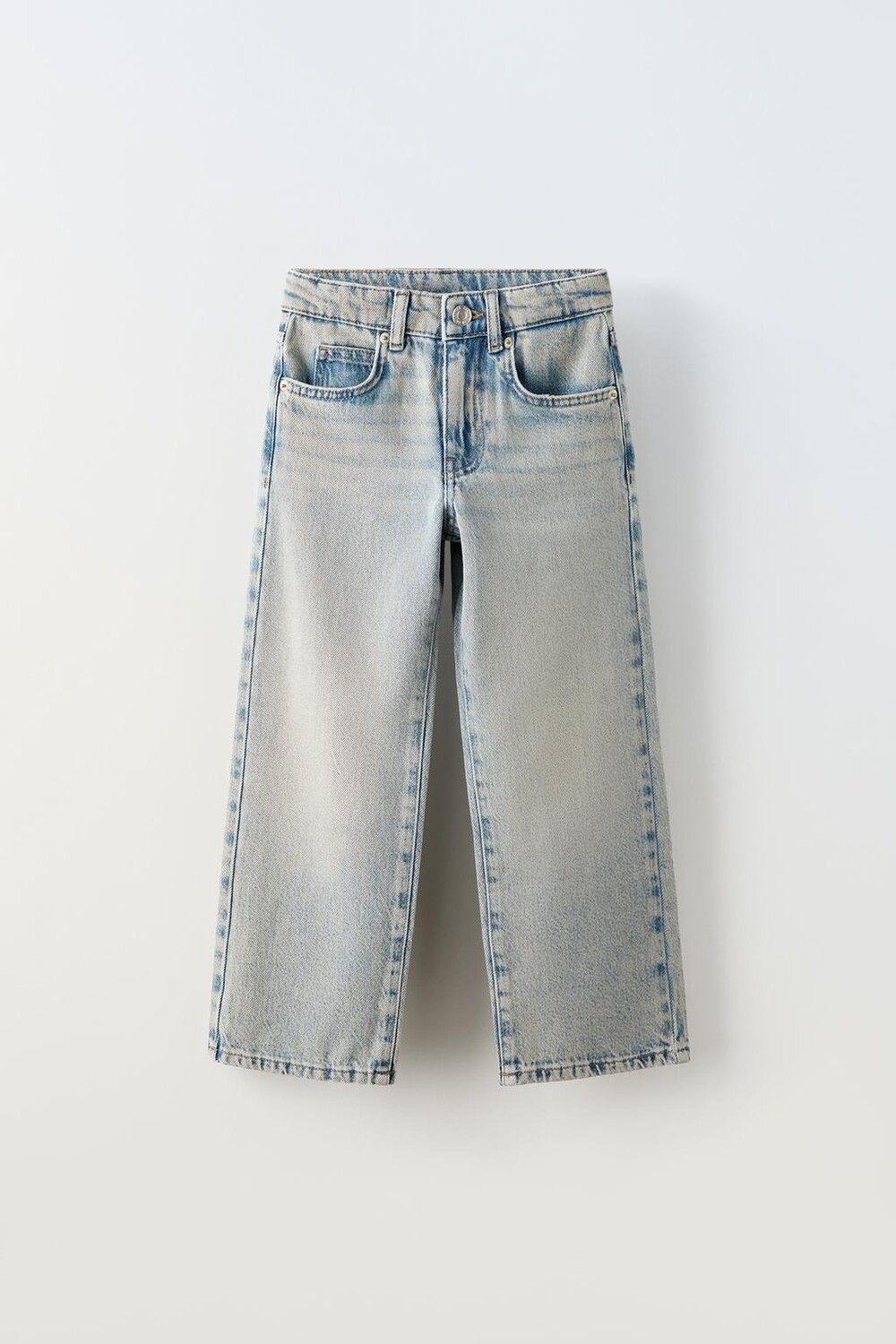 

Широкие джинсы ZARA, синий