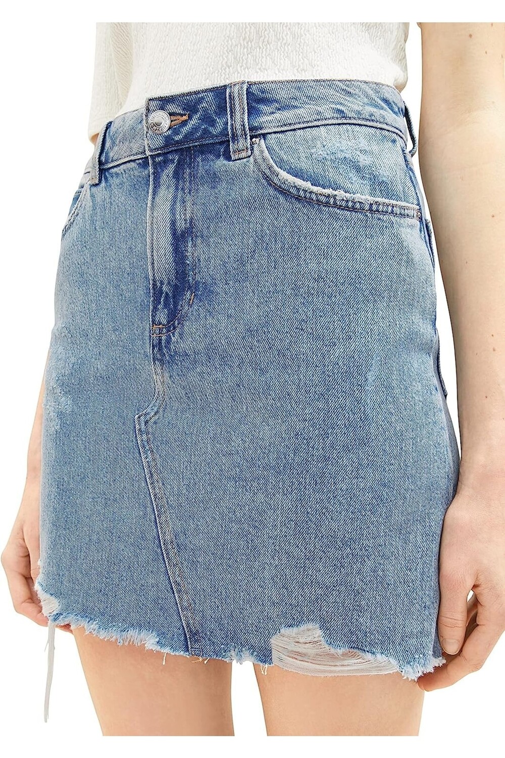 

Юбка - Синяя - Мини Tom Tailor Denim, синий