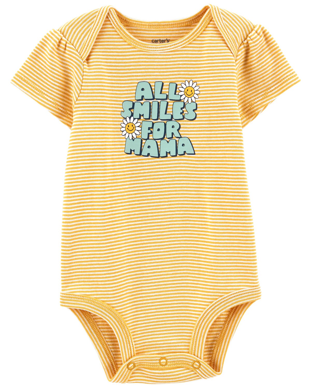 

Оригинальное боди Baby All Smiles For Mama Carter's, желтый