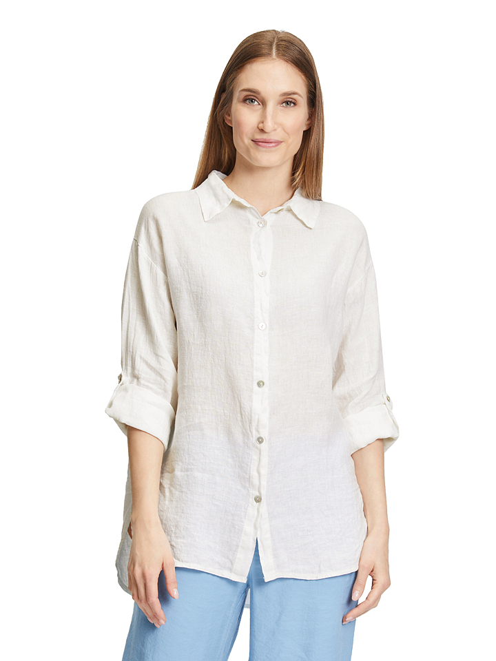 Блуза CARTOON Leinen Hemd, кремовый