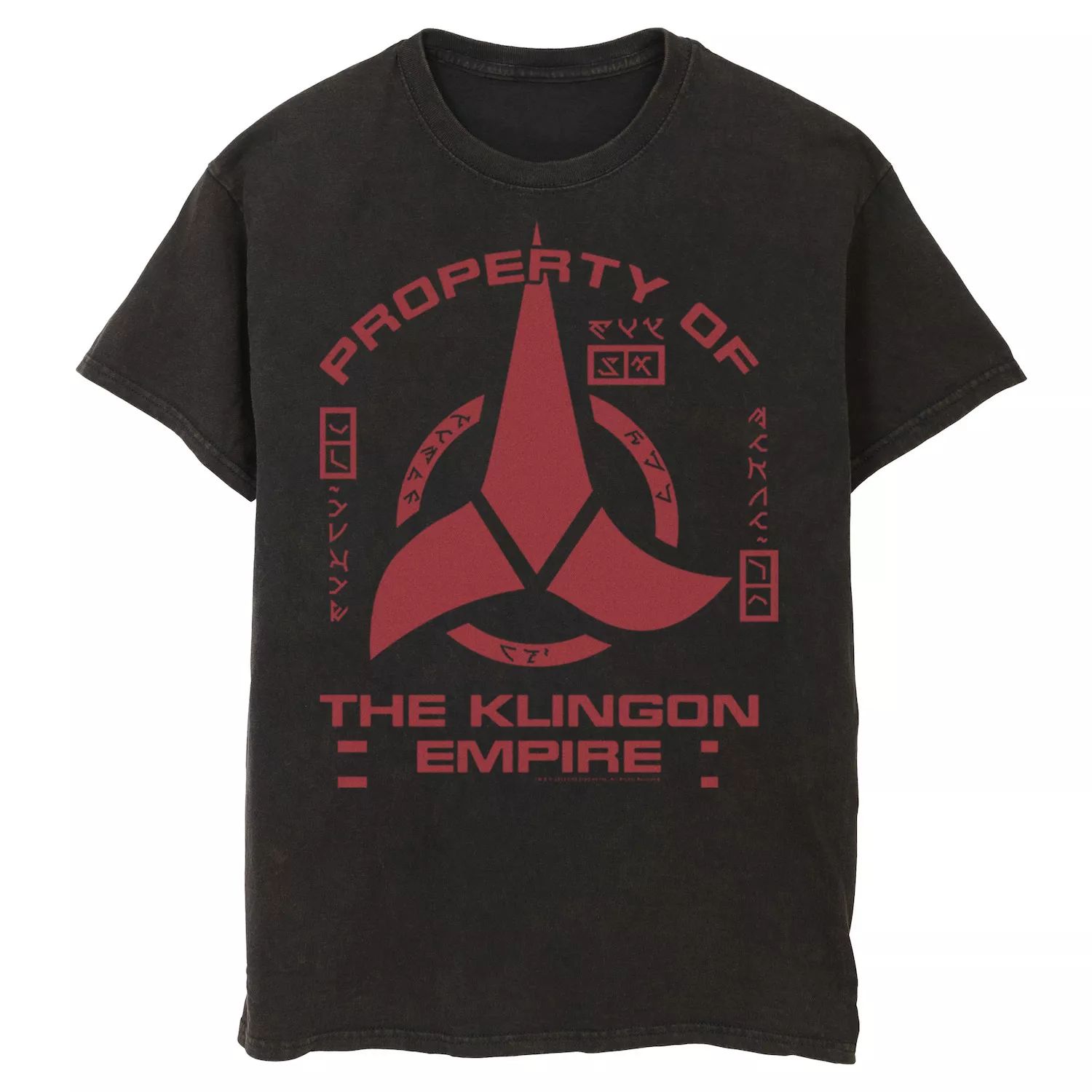 Мужская футболка со значком Star Trek Discovery The Klingon Empire Licensed Character