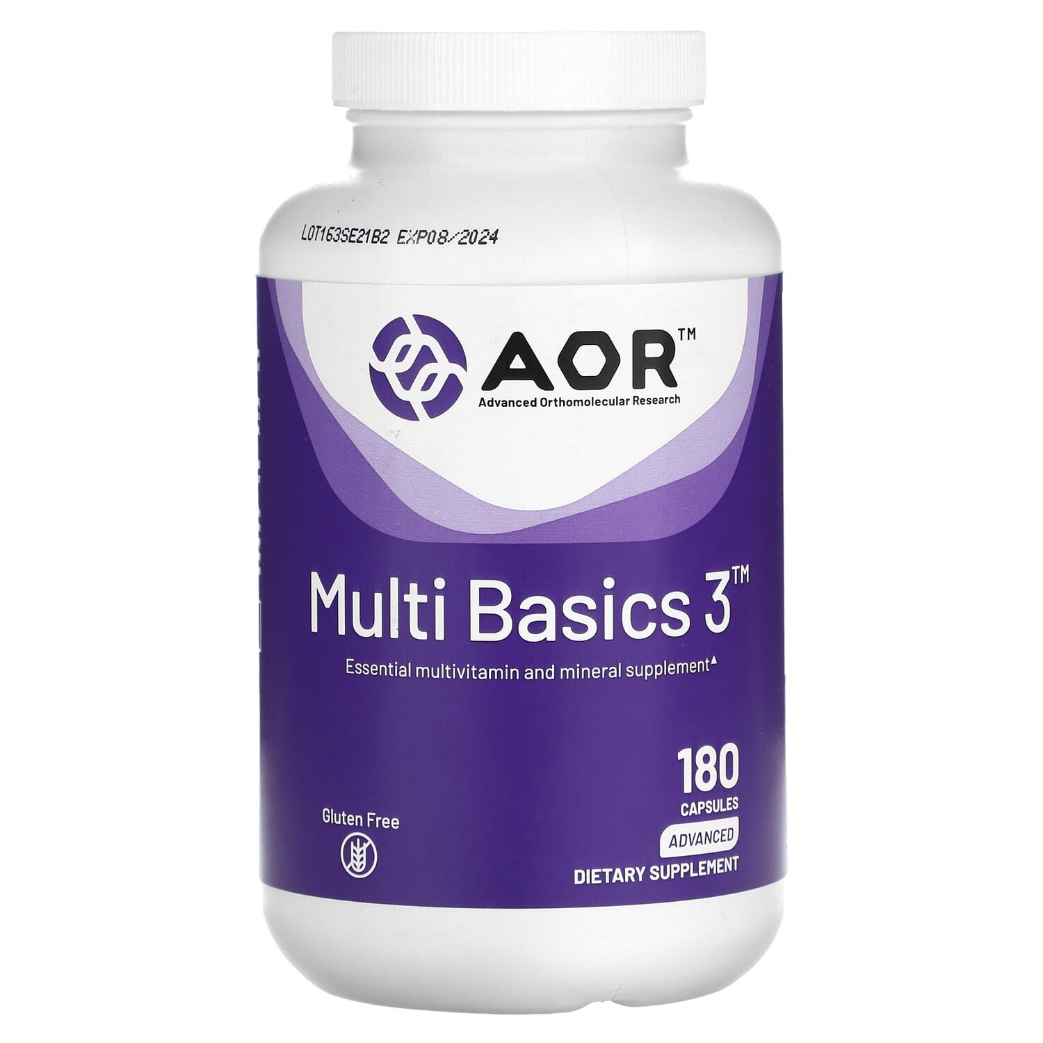 

Multi Basics 3, 180 капсул, Advanced Orthomolecular Research AOR