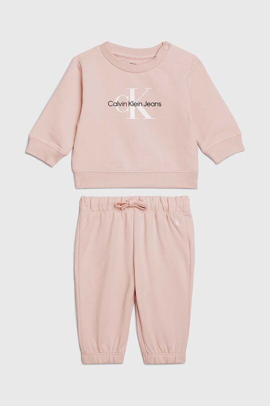 

Детский спортивный костюм Calvin Klein Jeans, розовый