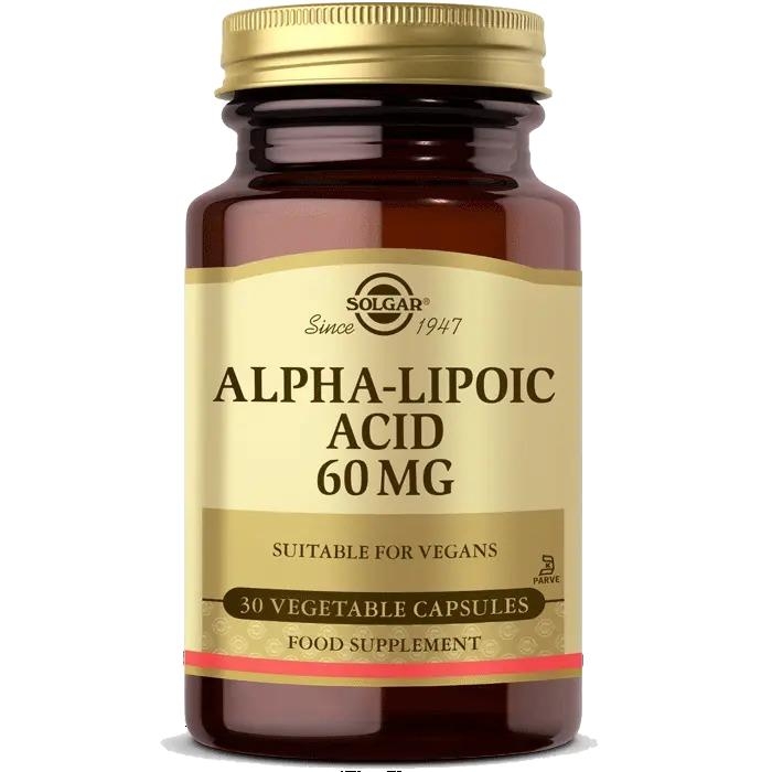 Solgar Альфа-липоевая кислота 60 мг 30 капсул
