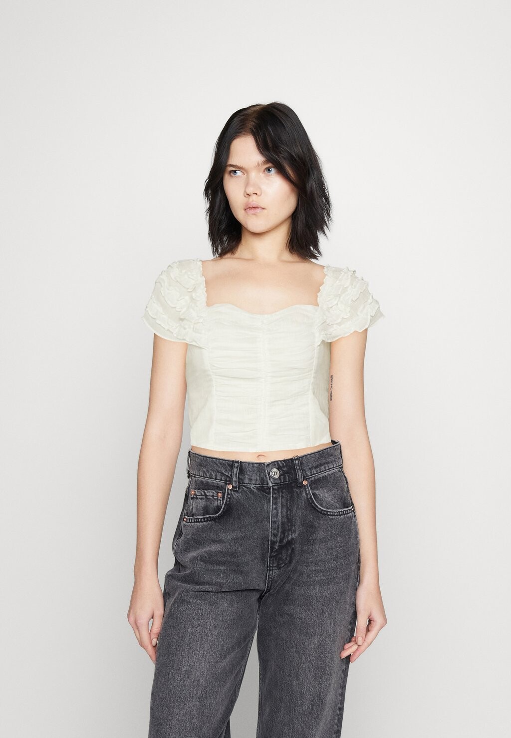 

Футболка с принтом Free People, белый