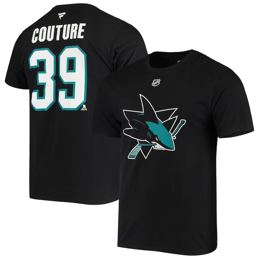

Футболка с коротким рукавом Fanatics Branded San Jose Sharks, черный