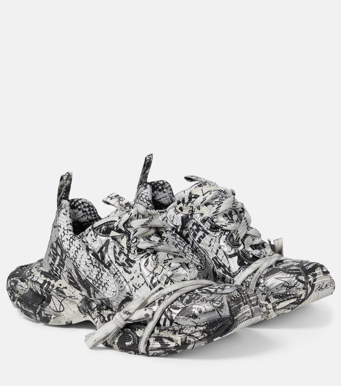 

Кроссовки Extreme Graffiti 3XL Balenciaga, цвет white/black