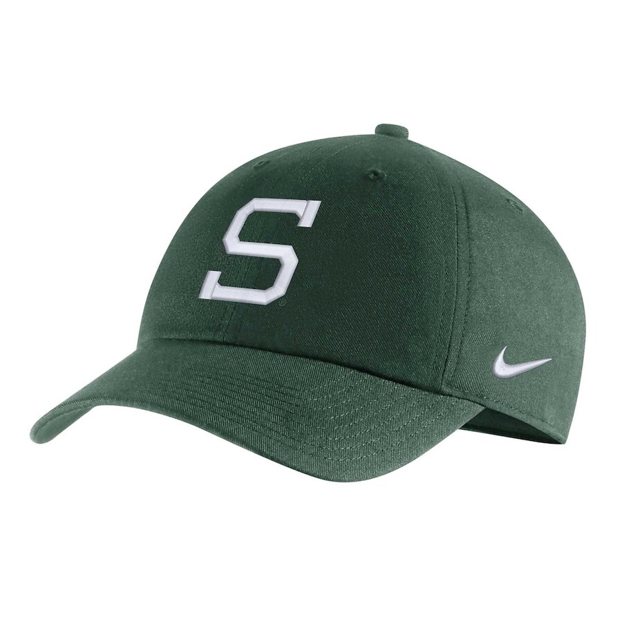 

Бейсболка Nike Michigan State Spartans, зеленый