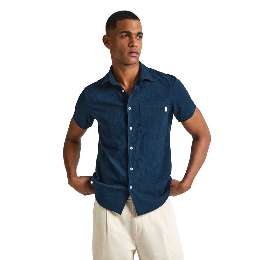 

Рубашка с коротким рукавом Pepe Jeans Pyke, синий