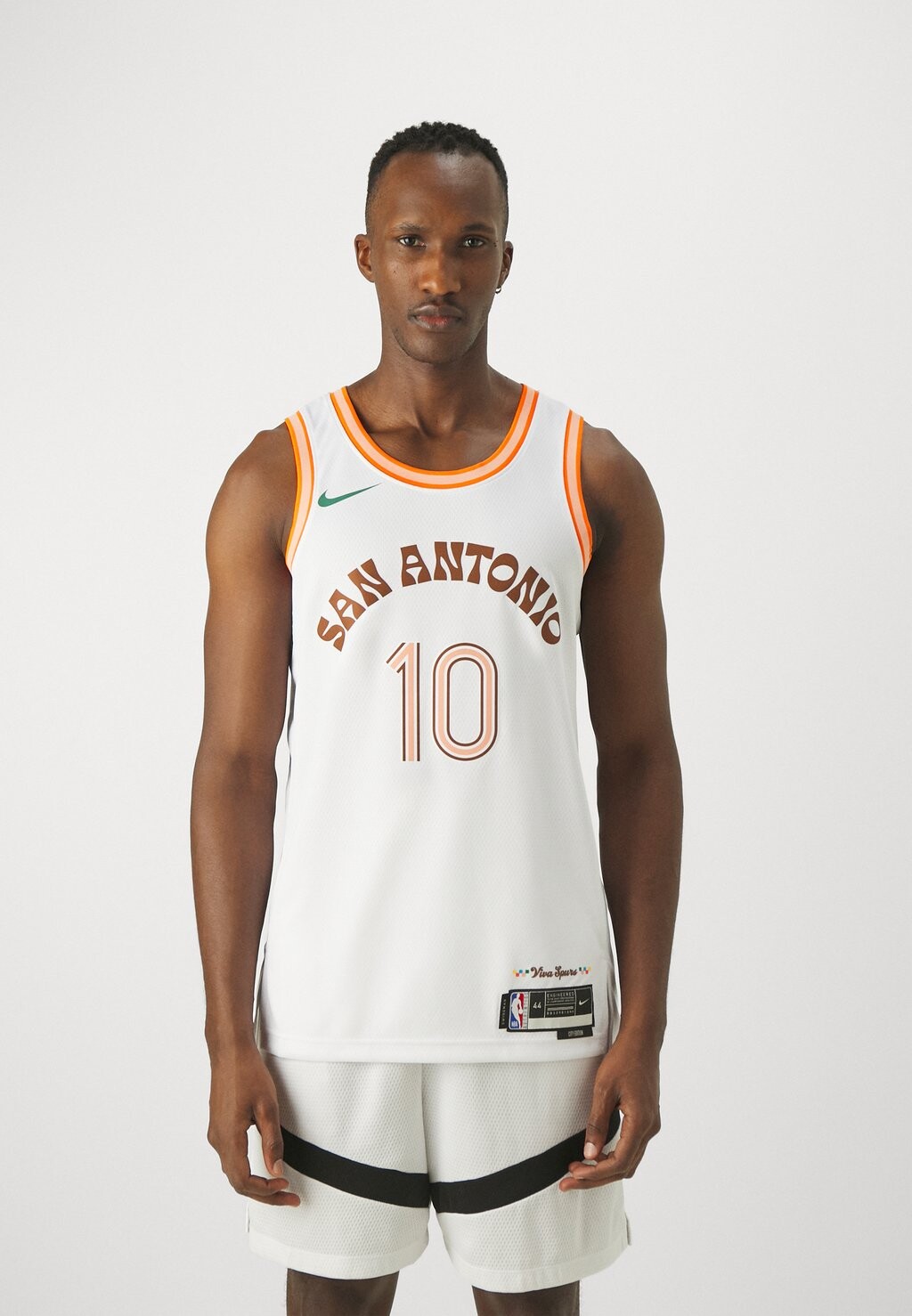 

команда Nba San Antonio Spurs Jeremy Sochan City Edition Jersey Nike, белый