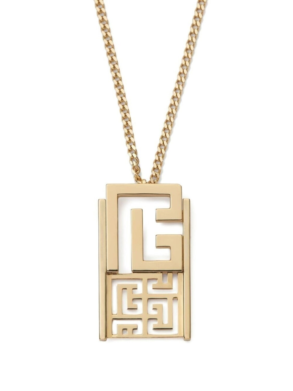 

Колье Labyrinth Frieze из желтого золота Balmain, золотой