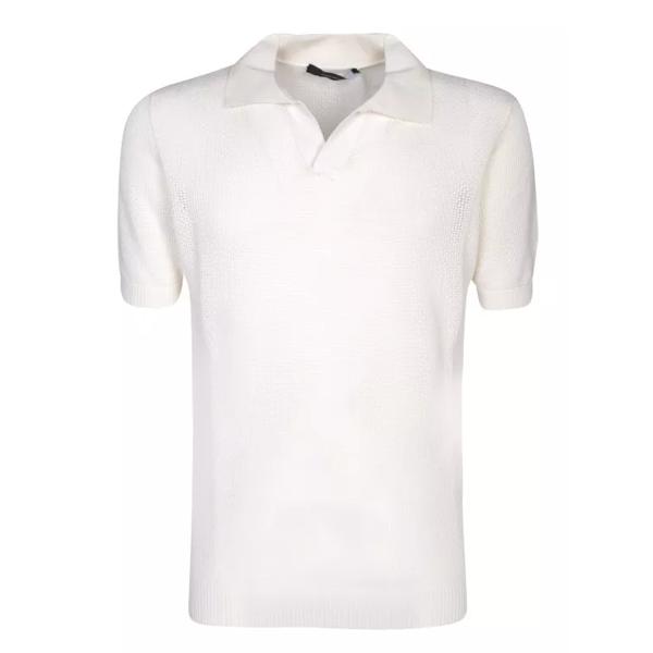 Футболка cotton polo shirt , белый Tagliatore