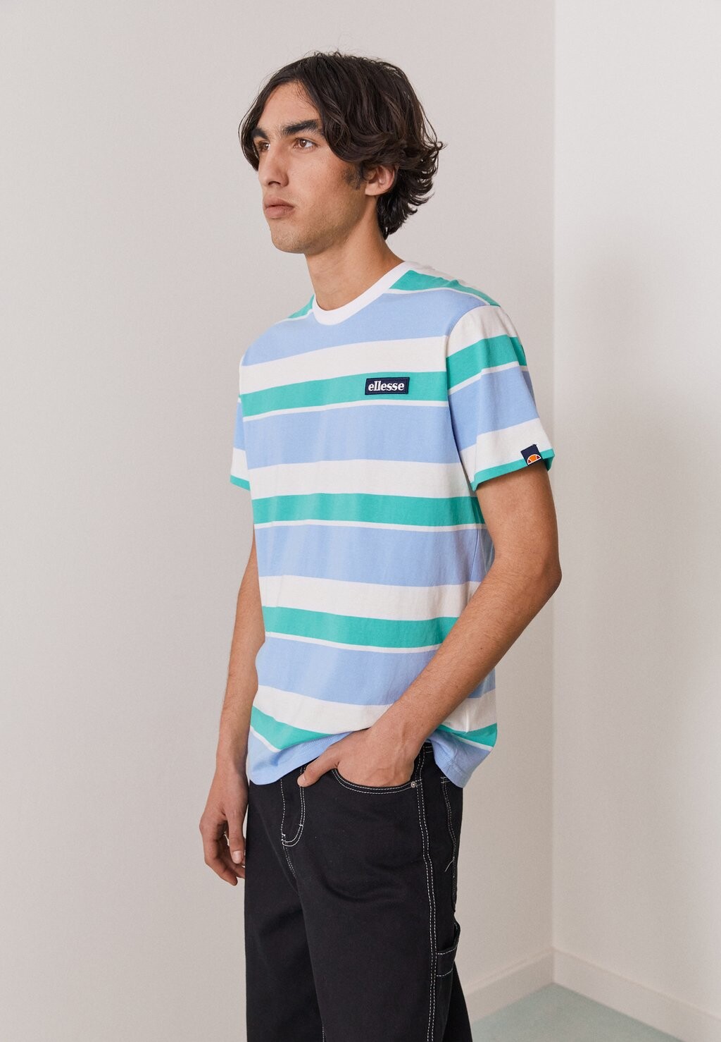 

Футболка с принтом Ellesse, светло-синий