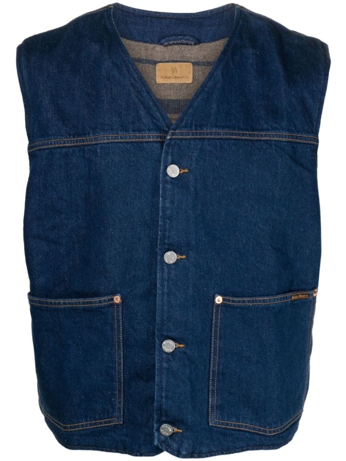 

Nudie Jeans джинсовый жилет Harry, синий
