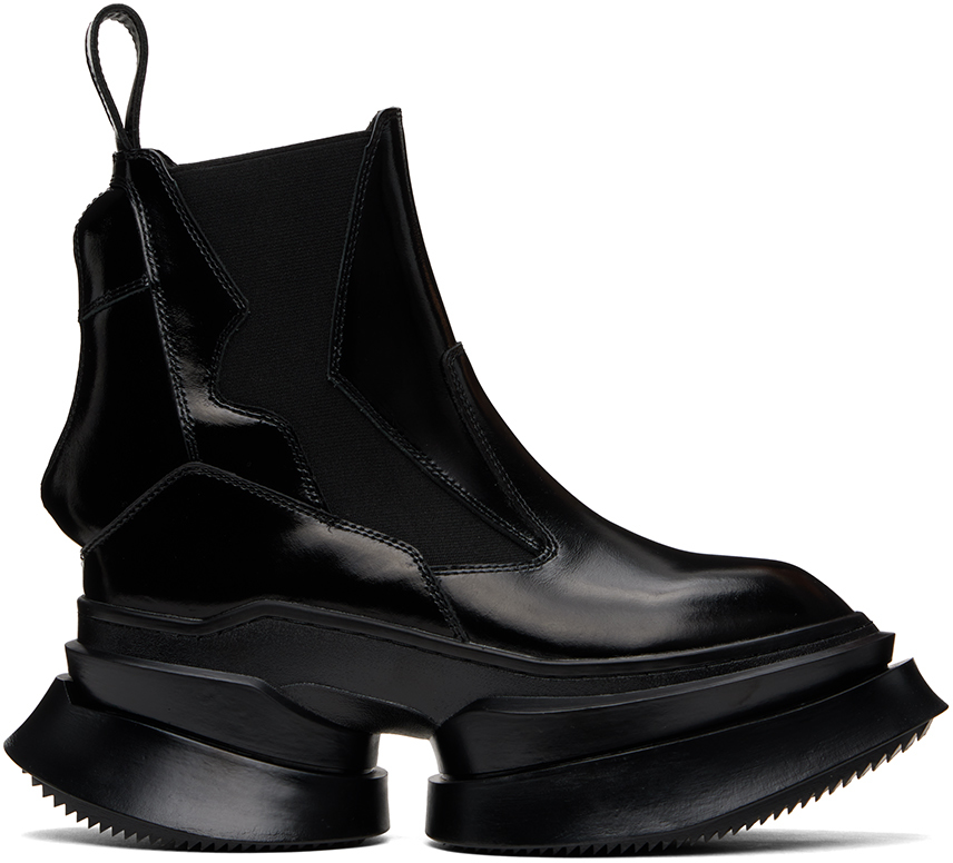 Черные ботинки челси с покрытием Julius, цвет Black