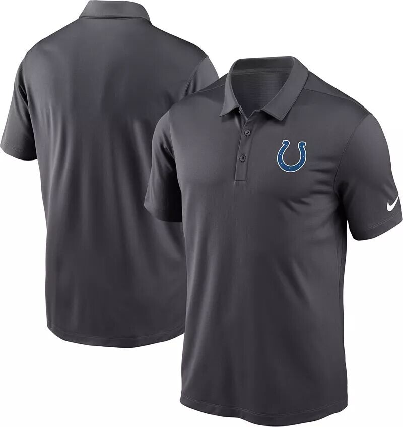 

Мужская футболка-поло Nike Indianapolis Colts Franchise антрацитового цвета