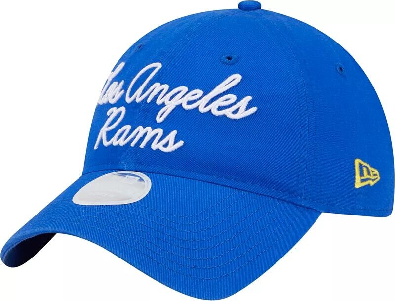 

Женская регулируемая кепка New Era Los Angeles Rams Script 9Forty