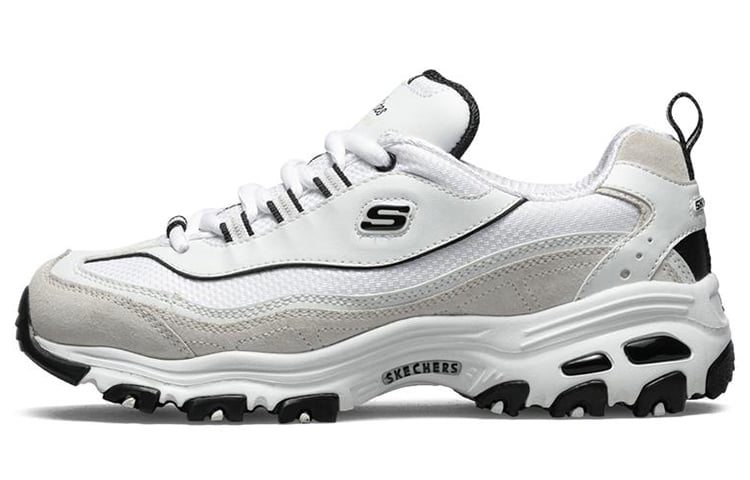 

Skechers D'Lites 1.0 Низкие массивные туфли WMNS Белый/Серый