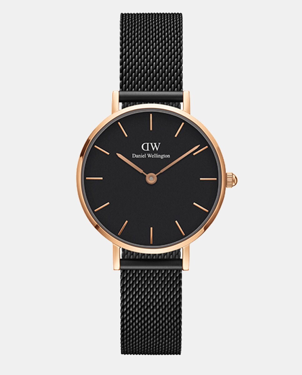 

Petite Mesh DW00100245 женские часы с черной стальной сеткой Daniel Wellington, черный