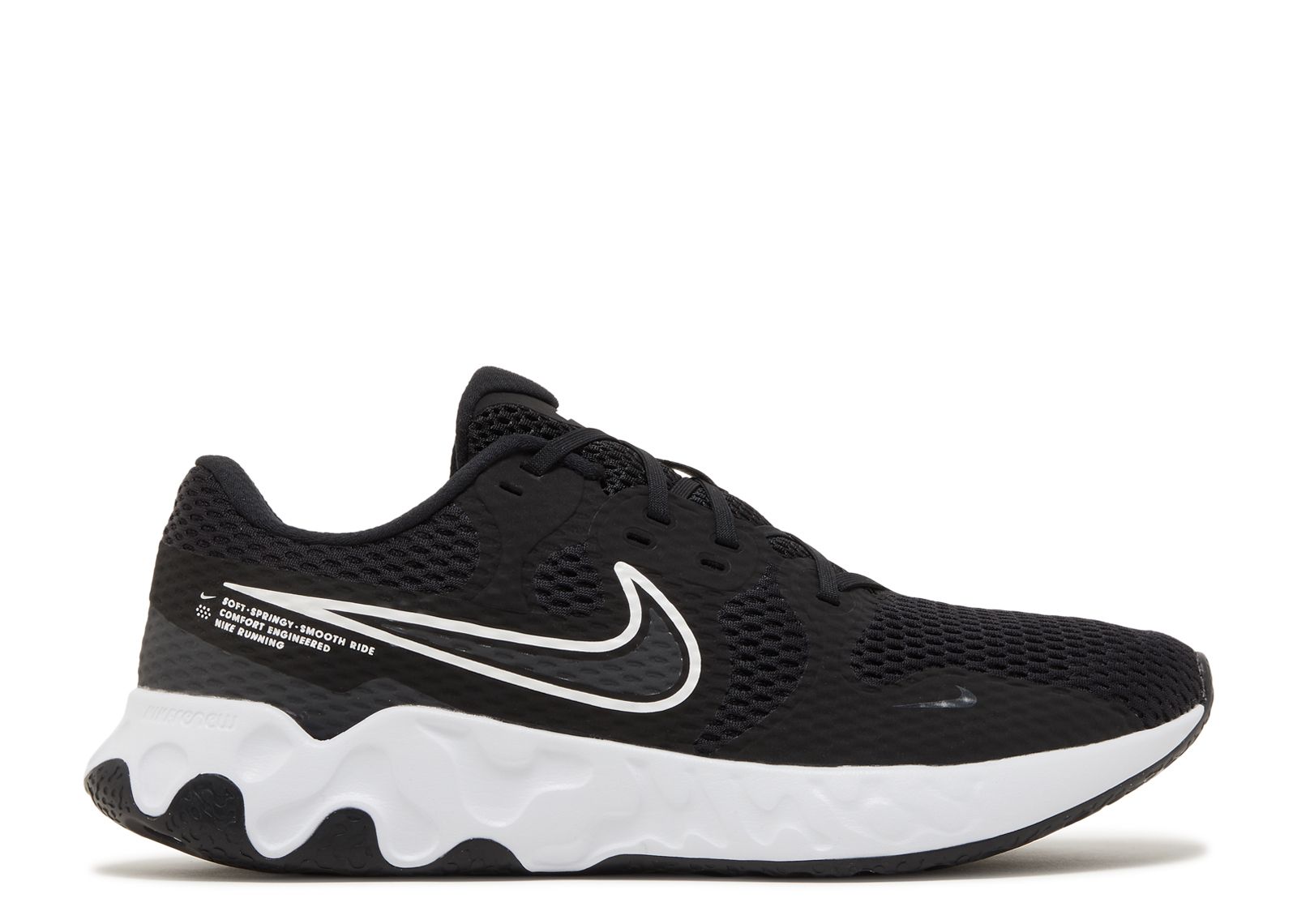 

Кроссовки Nike Renew Ride 2 'Black White', черный