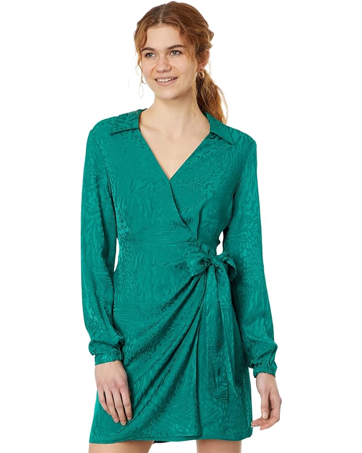 Платье Lilly Pulitzer Nicolina Long Sleeve Jacq, зеленый