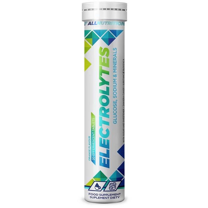 Электролиты в шипучих таблетках Allnutrition Electrolytes Musujące Orange, 20 шт