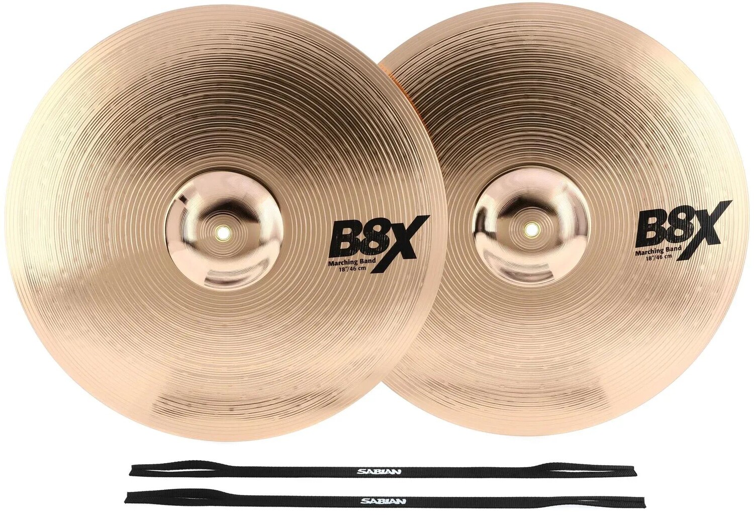 

Ручные тарелки Sabian B8X Marching Band (пара) — 18 дюймов