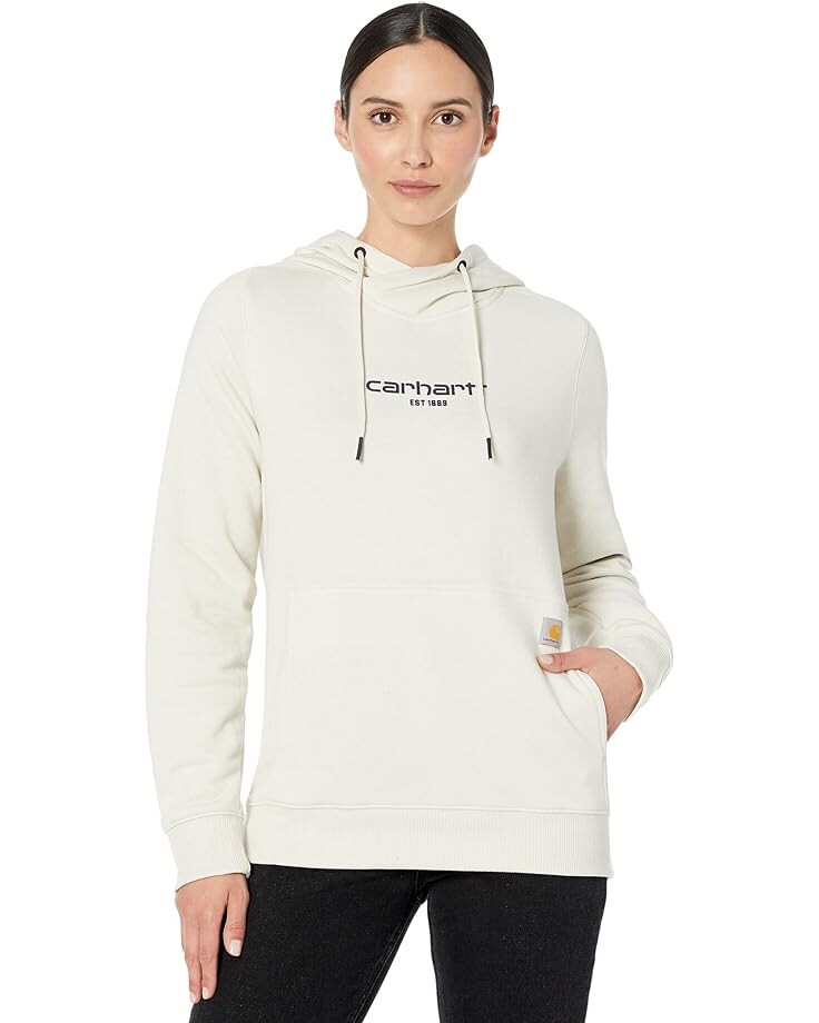 

Толстовка Carhartt Force Relaxed Fit Lightweight Graphic Hooded, цвет Malt