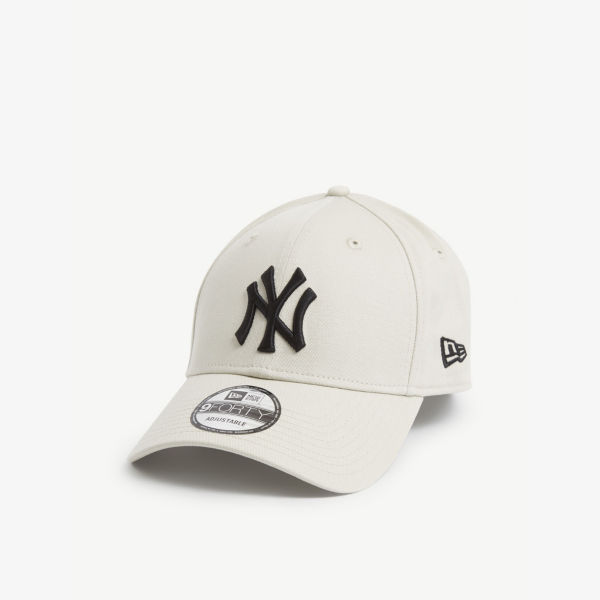 Бейсбольная кепка из хлопкового полотна с вышивкой 9forty new york yankees New Era, цвет stone