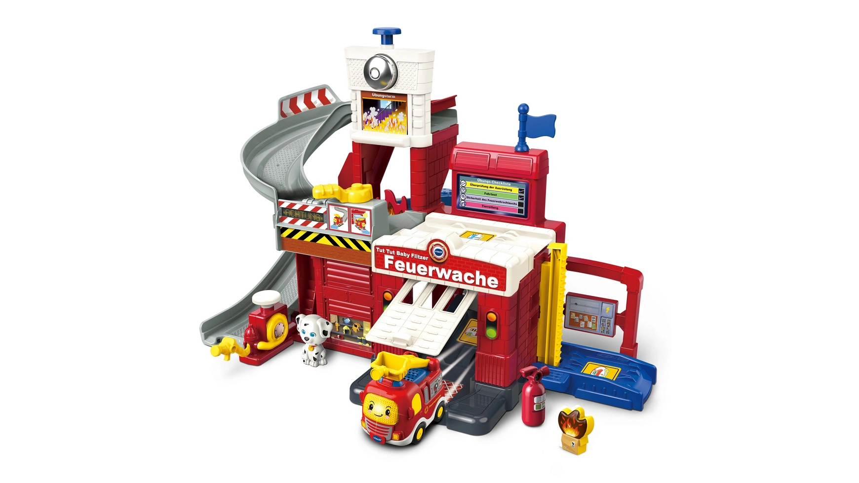 VTech Tut Tut Baby Speedster Пожарная станция машины happy baby игрушка пожарная машина fire truck