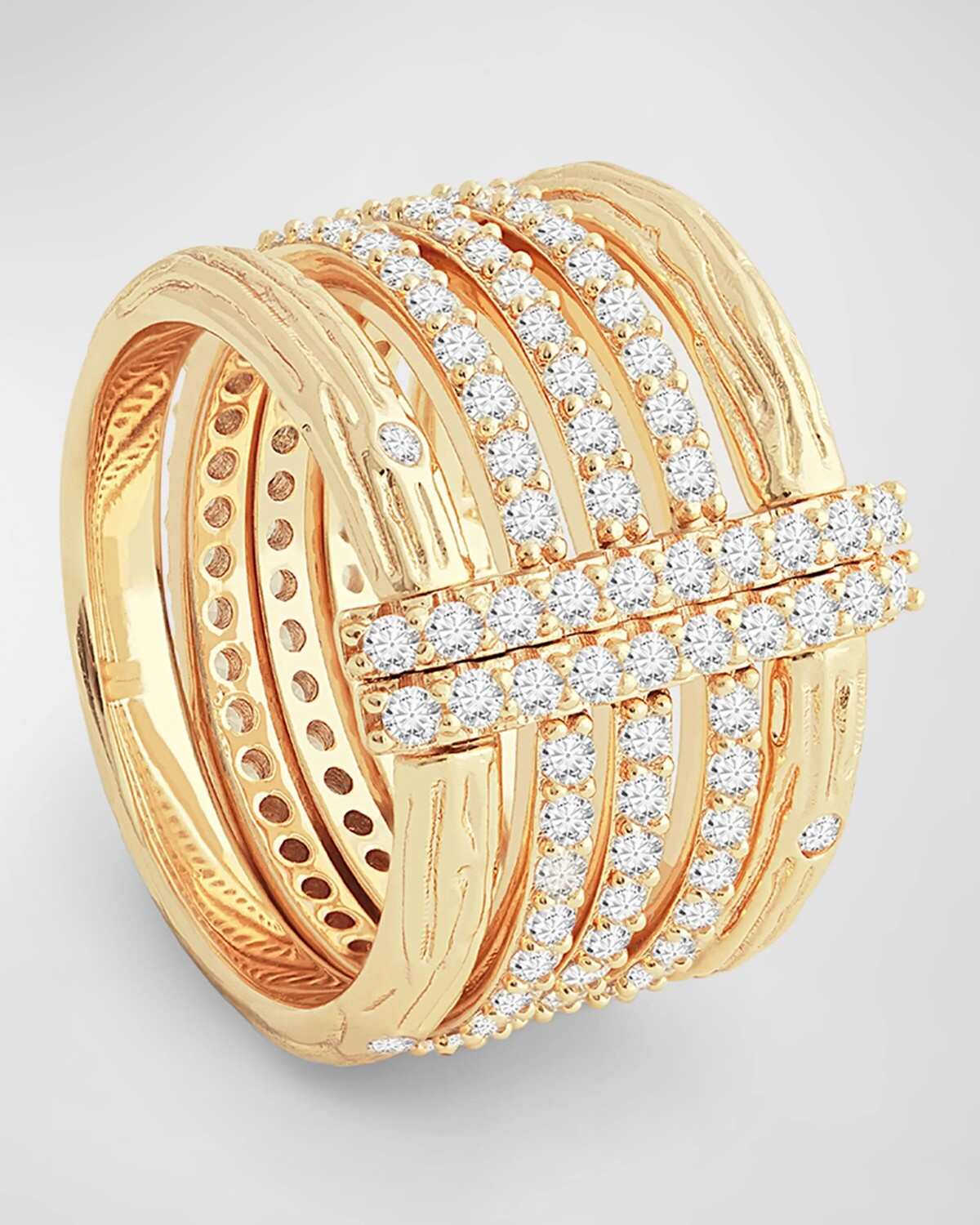

Многоуровневое кольцо Зачарованного леса Anabel Aram Jewelry, цвет Gold