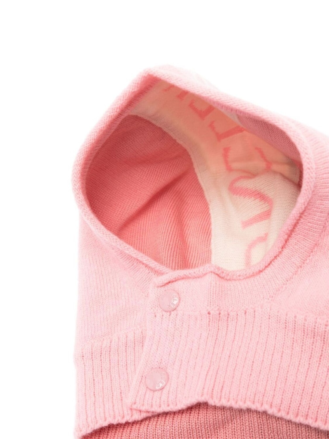 

Moncler Enfant шапка с застежкой и логотипом, розовый