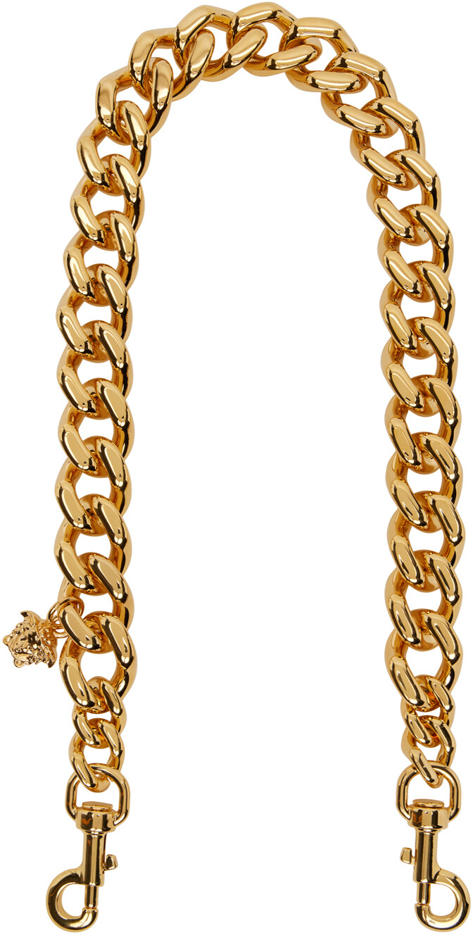 

Золотой плечевой ремень La Medusa Versace