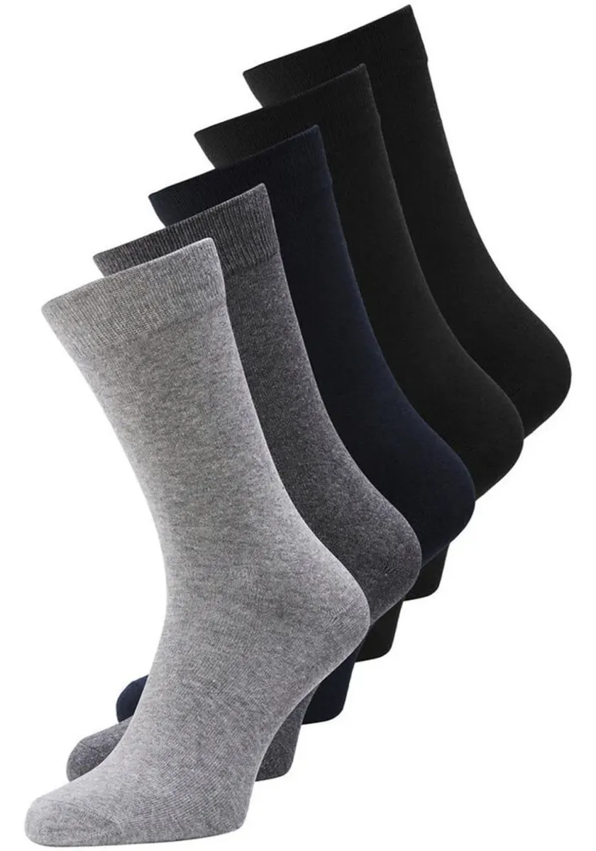 

Базовые носки Jack & Jones "JACJENS SOCK 5 PACK NOOS" (упаковка, 5 пар), серый