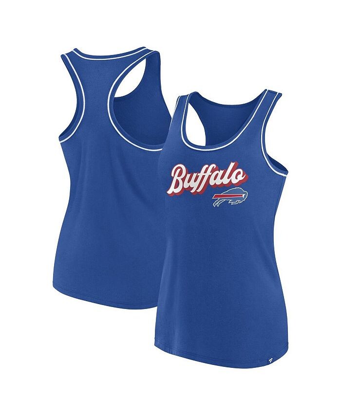 

Женская топ на бретельках с овальным вырезом и логотипом Royal Buffalo Bills Fanatics, синий