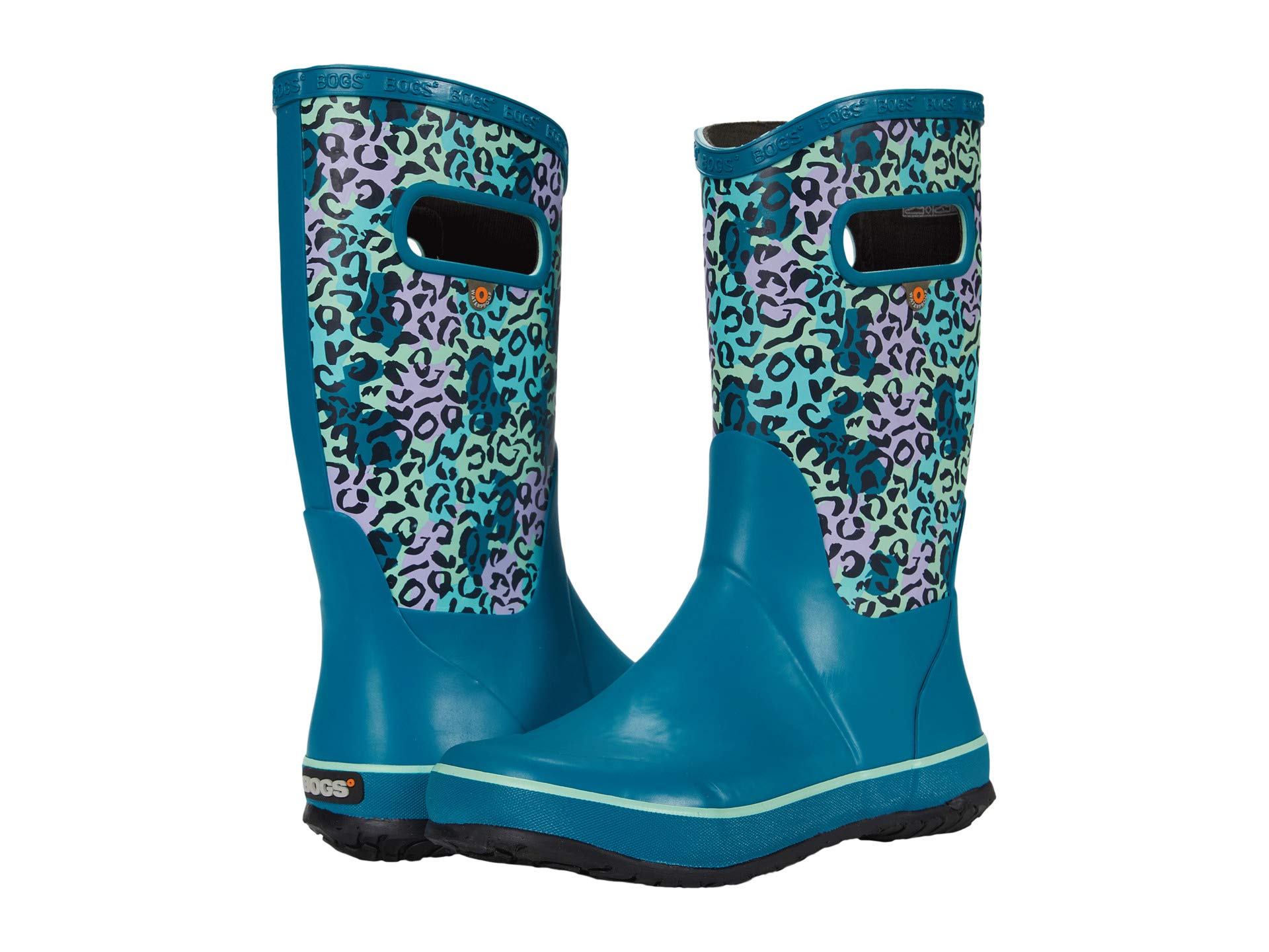 

Ботинки Bogs Kids Rain Boots Leopard (Toddler/Little Kid/Big Kid)