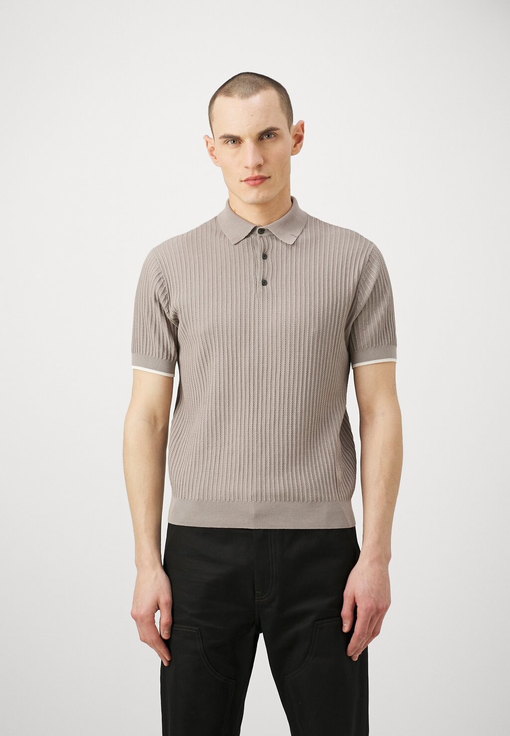 

Рубашка поло Emporio Armani, серый