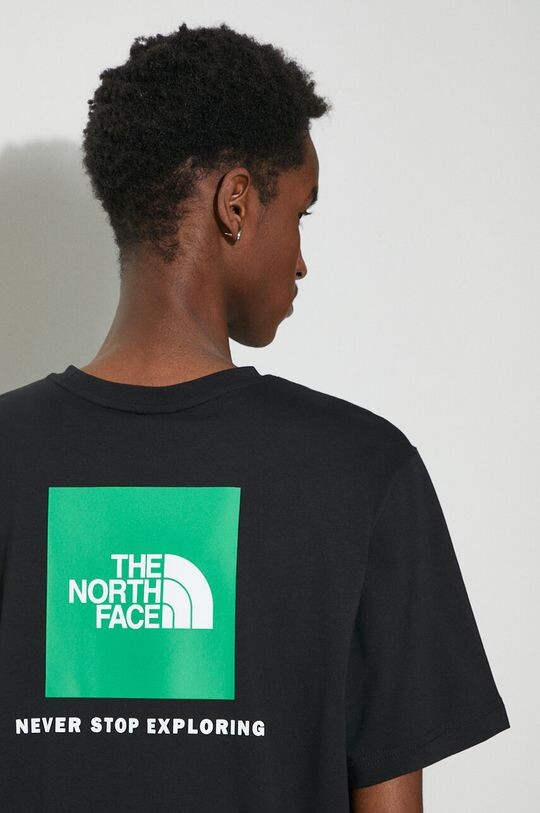 

Хлопковая футболка MS/S Redbox Tee The North Face, черный