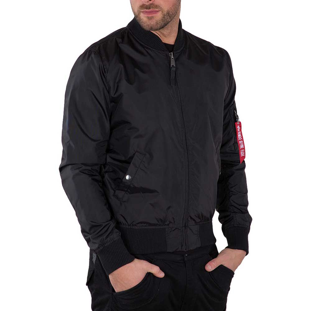 Куртка Alpha Industries MA-1 TT, черный куртка alpha industries ma 1 tt черный