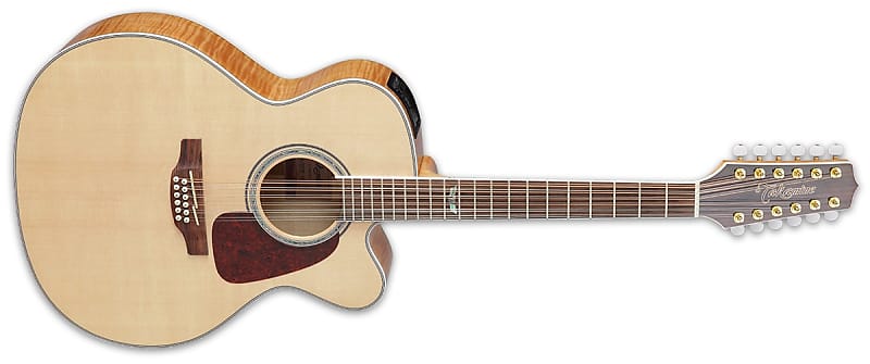 Акустическая гитара Takamine GJ72-12 Natural Gloss Jumbo Acoustic-Electric Guitar-SN1815