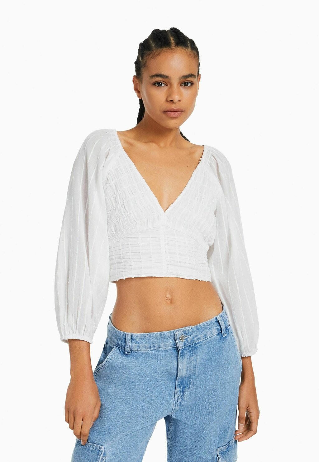 

Блузка Bershka, белый
