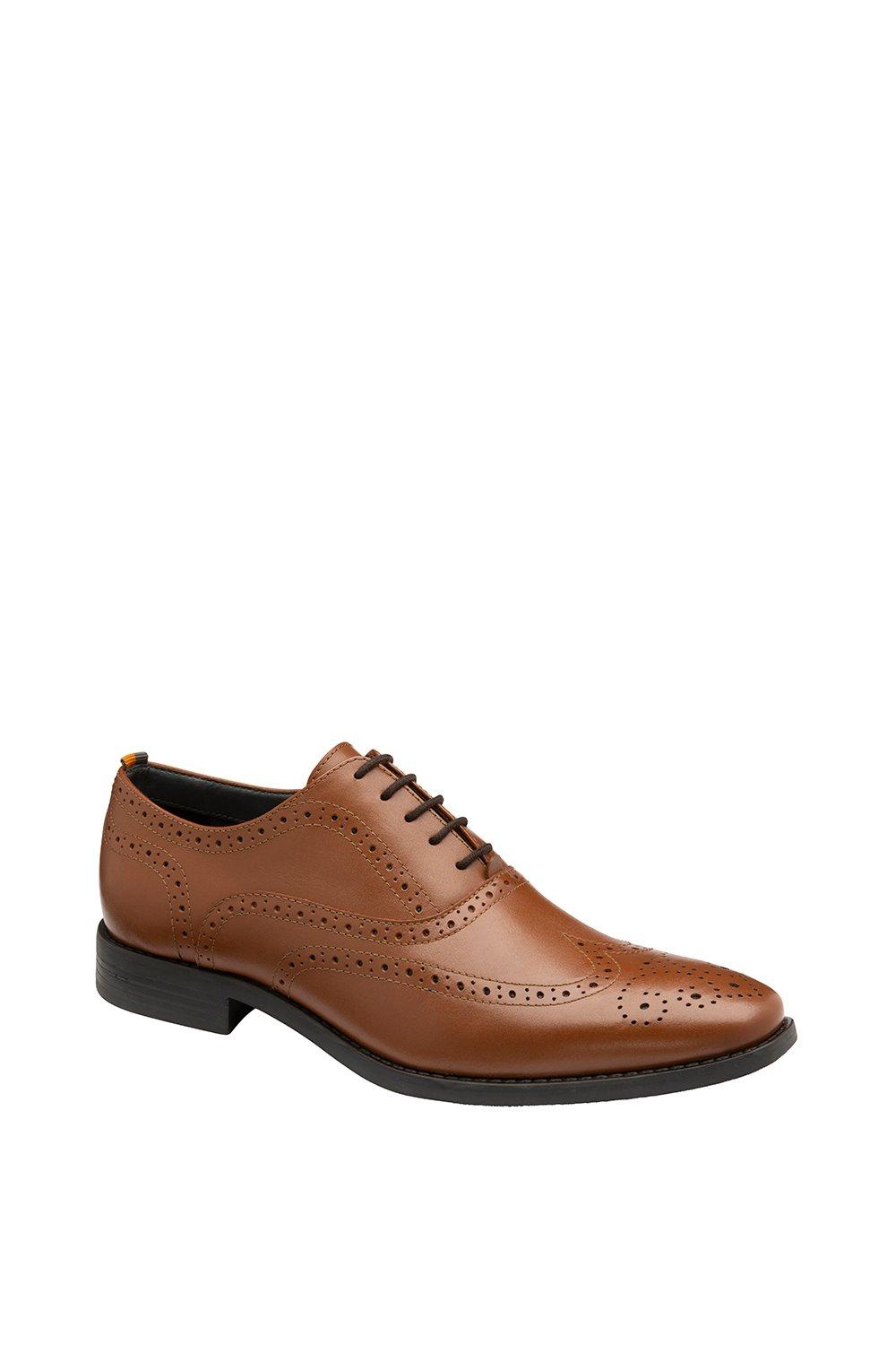 цена Кожаные туфли-броги Chatsworth Frank Wright, коричневый