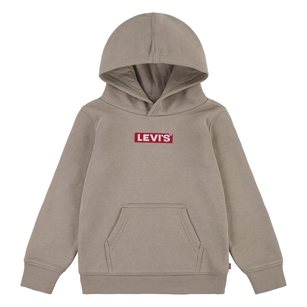 Худи Levi´s Boxtab Pullover, бежевый толстовка levi s premium skate pullover henley цвет fingerprint all over