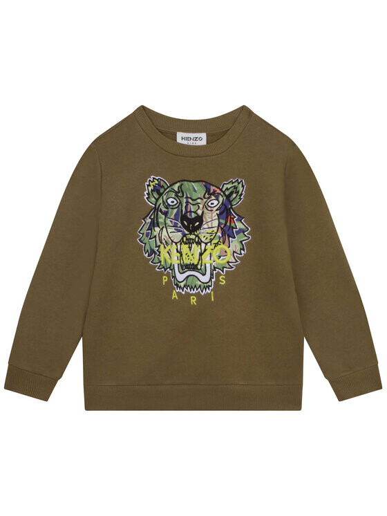 

Толстовка стандартного кроя Kenzo Kids, зеленый