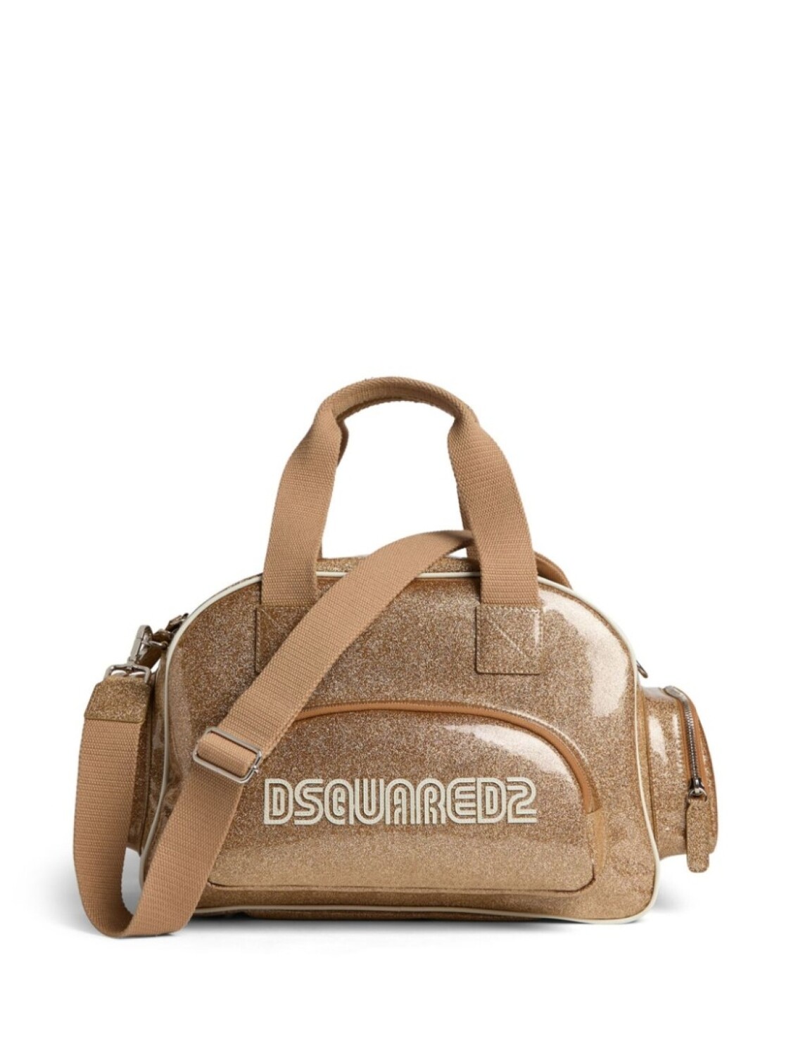 

Dsquared2 сумка-тоут с логотипом, золотистый