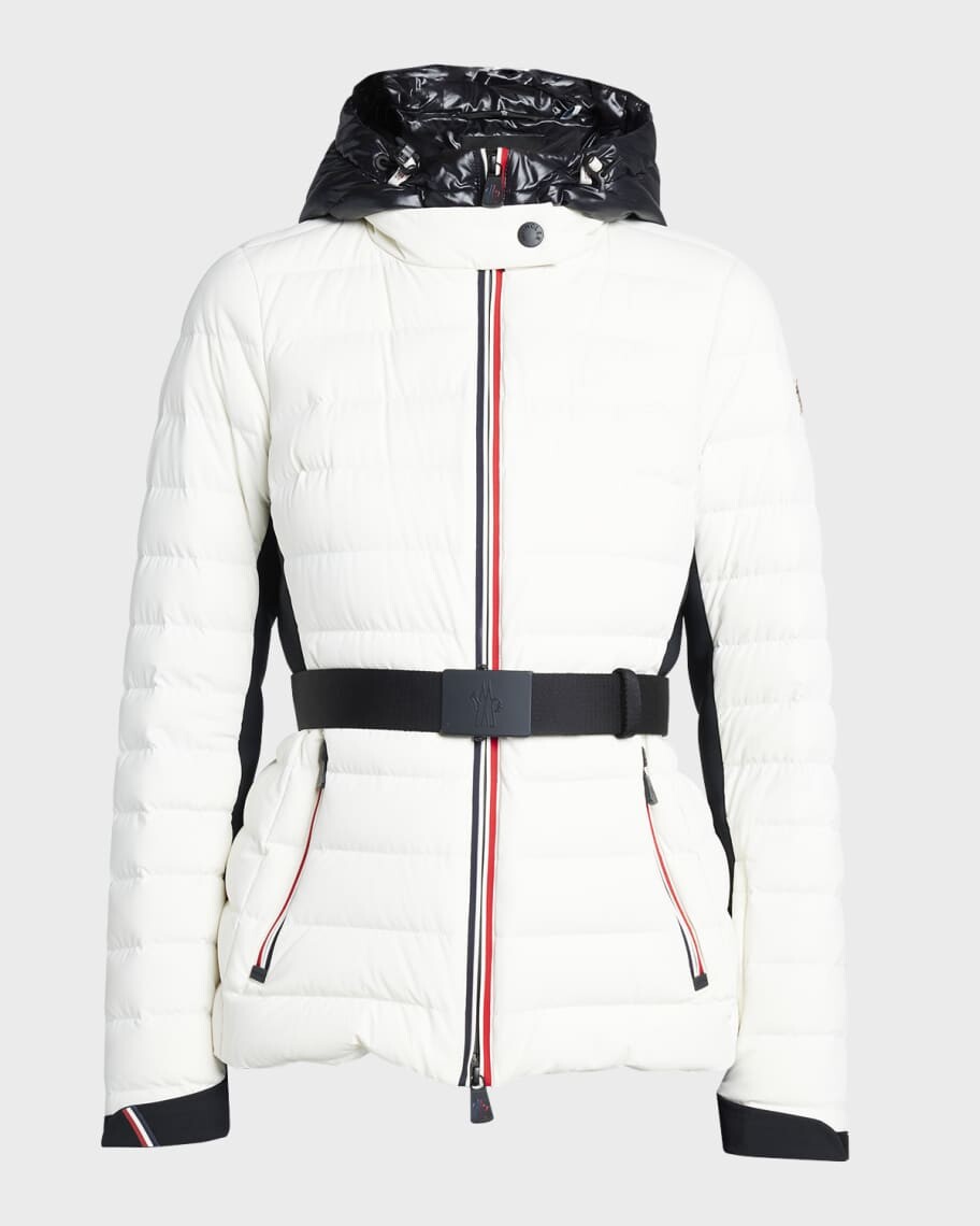 

Пуховик Bruche с контрастным поясом и поясом Moncler